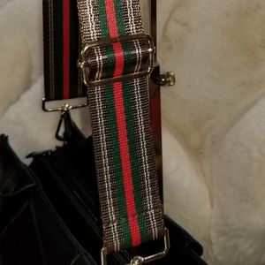 BAG STRAP SHERRY LINE HANDBAG STRAP RED,GREEN,BROWN
